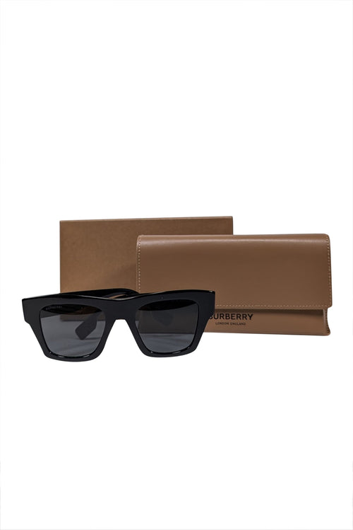 Burberry - Black Square Sunglasses