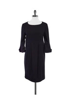 Burberry - Black Wool 3/4 Sleeve Dress Sz 8