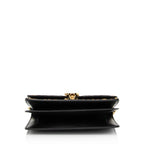 Burberry Calf Hair Leopard Print TB Carrie Chain Small Crossbody (SHF-zOZJdg)
