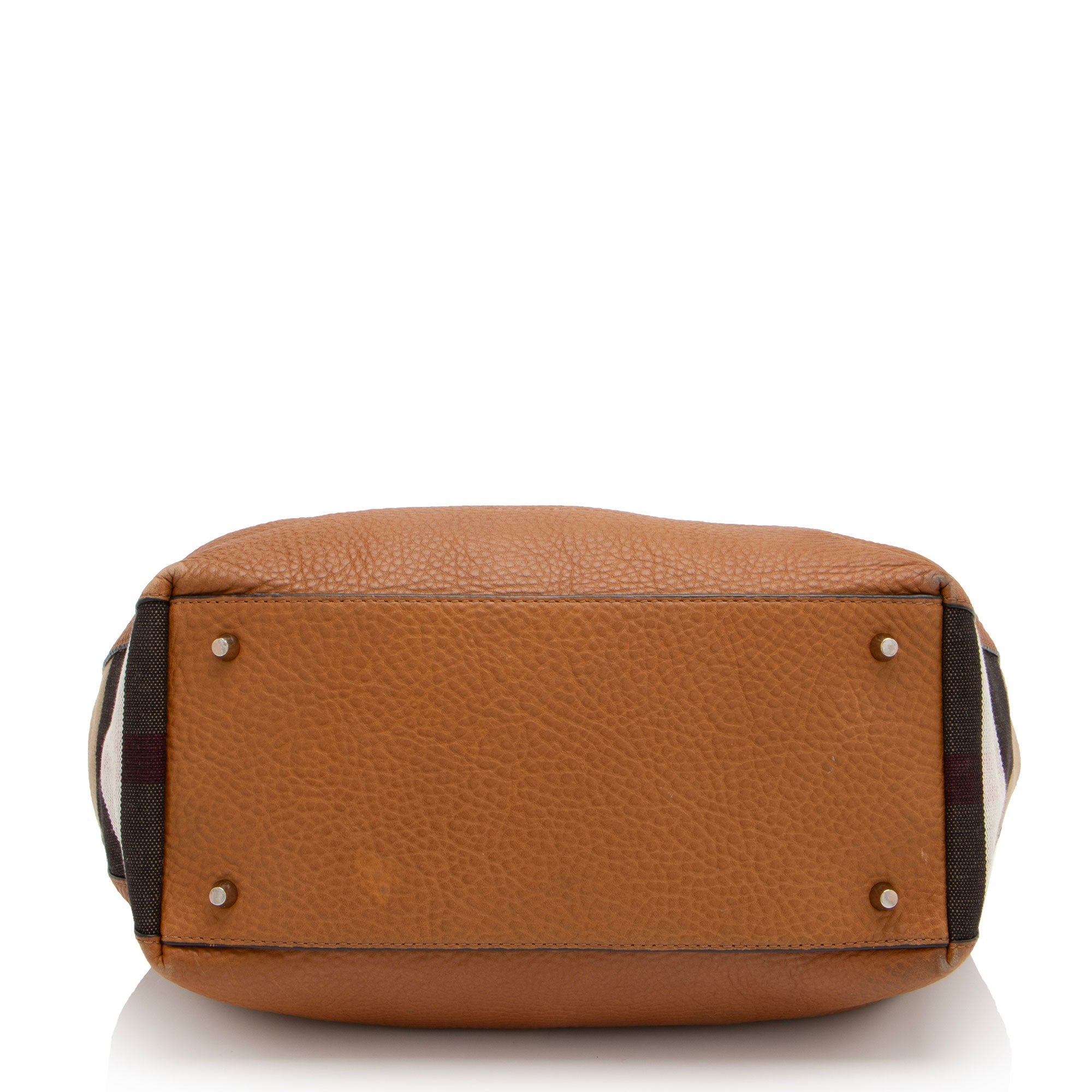 Burberry Calfskin House Check Maidstone Medium Shoulder Bag (SHF-17R658)