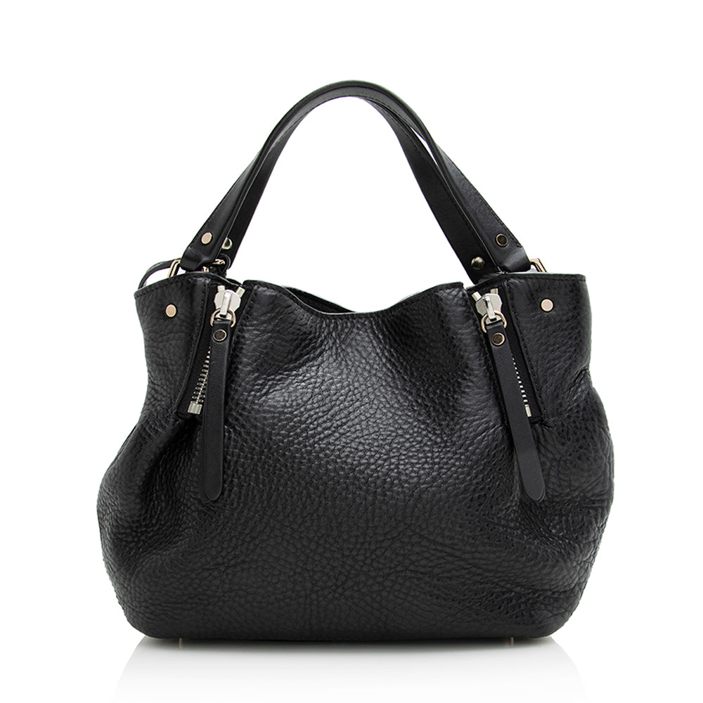 Burberry Calfskin House Check Maidstone Small Shoulder Bag (SHF-21815)