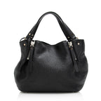 Burberry Calfskin House Check Maidstone Small Shoulder Bag (SHF-21815)