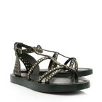Burberry Calfskin Studded Hansel Sandals - Size 6 / 36 (SHF-HS09xw)