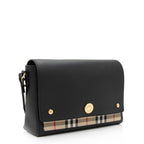 Burberry Calfskin Vintage Check Note Bag (SHF-YDSiux)