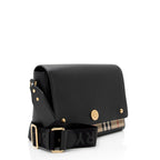 Burberry Calfskin Vintage Check Note Bag (SHF-z0IcUr)