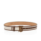Burberry Canvas Calfskin TB Monogram Belt - Size 26 / 65 (SHF-tI6qxa)
