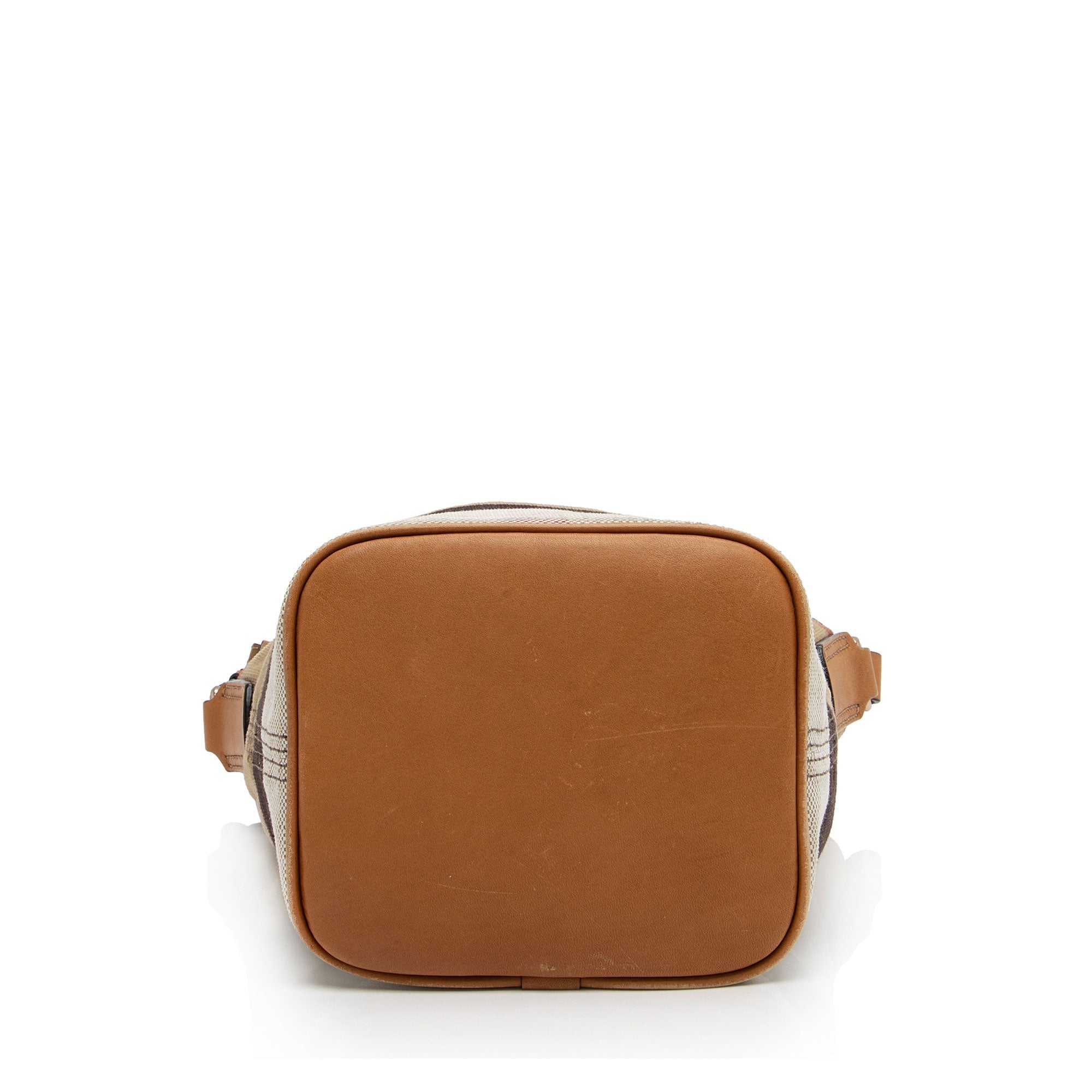 Burberry Canvas Check Ashby Mini Hobo (SHF-NypDEp)