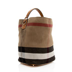 Burberry Canvas Check Susanna Medium Hobo (SHF-20980)