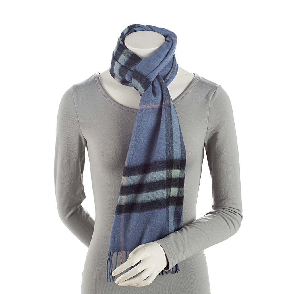 Burberry Cashmere Giant Check Scarf (SHF-tMHipo)