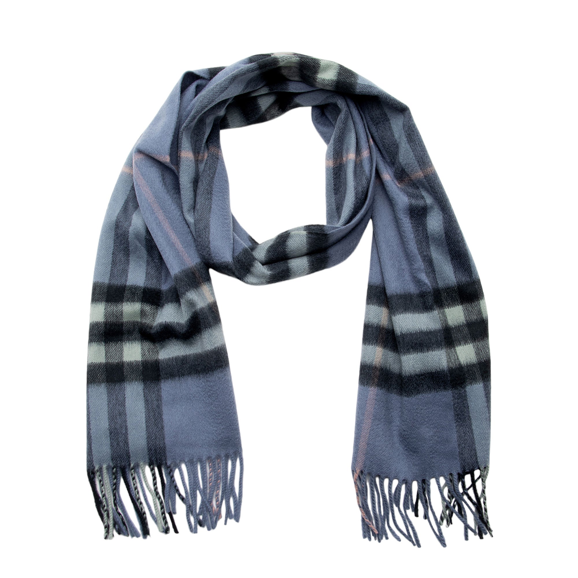 Burberry Cashmere Giant Check Scarf (SHF-tMHipo)