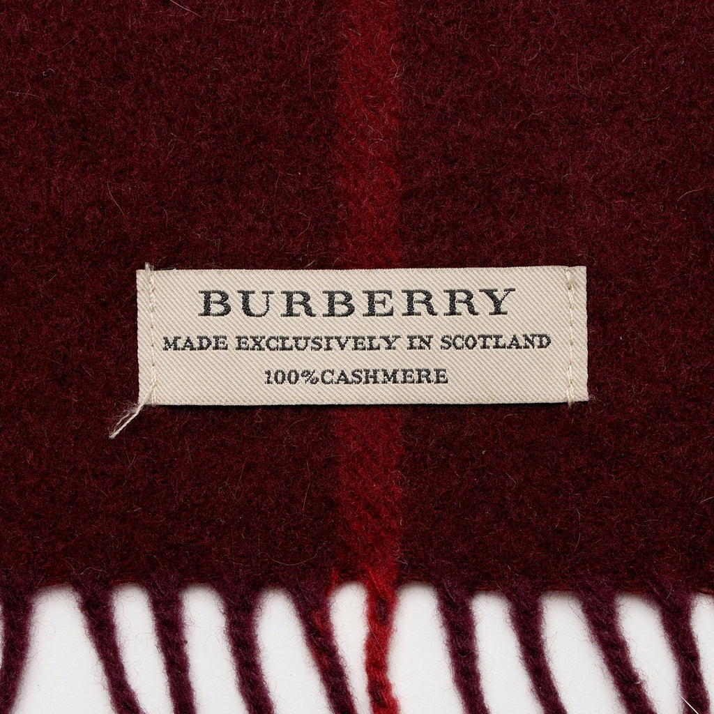 Burberry Cashmere Giant Check Scarf (SHF-vAq4zl)