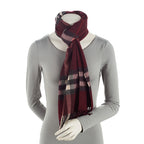 Burberry Cashmere Giant Check Scarf (SHF-vAq4zl)