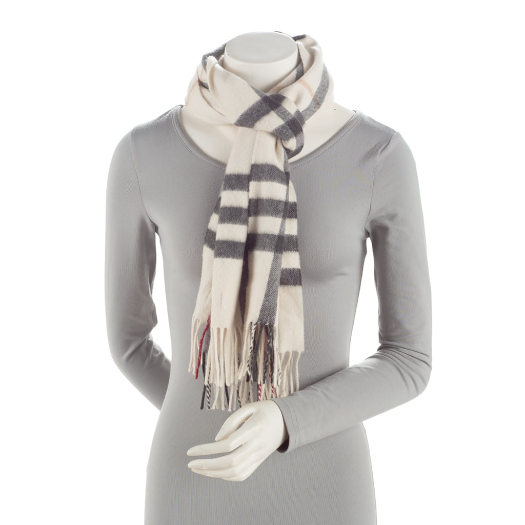 Burberry Cashmere Giant Check Scarf (SHF-zNp6A1)