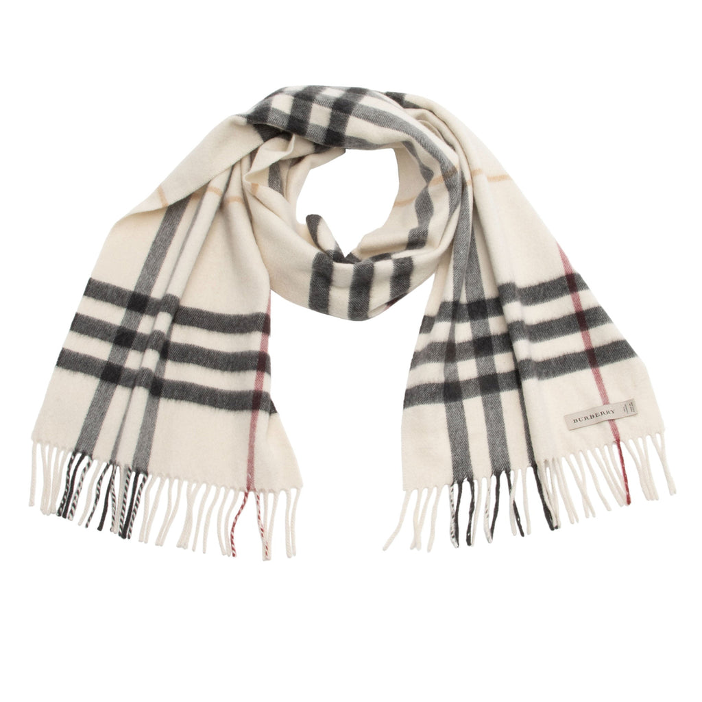 Burberry Cashmere Giant Check Scarf (SHF-zNp6A1)