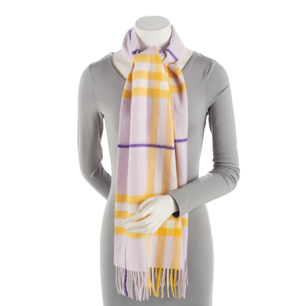 Burberry Cashmere Giant Check Scarf (SHF-fIodxb)