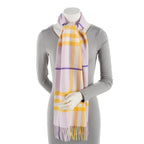 Burberry Cashmere Giant Check Scarf (SHF-fIodxb)