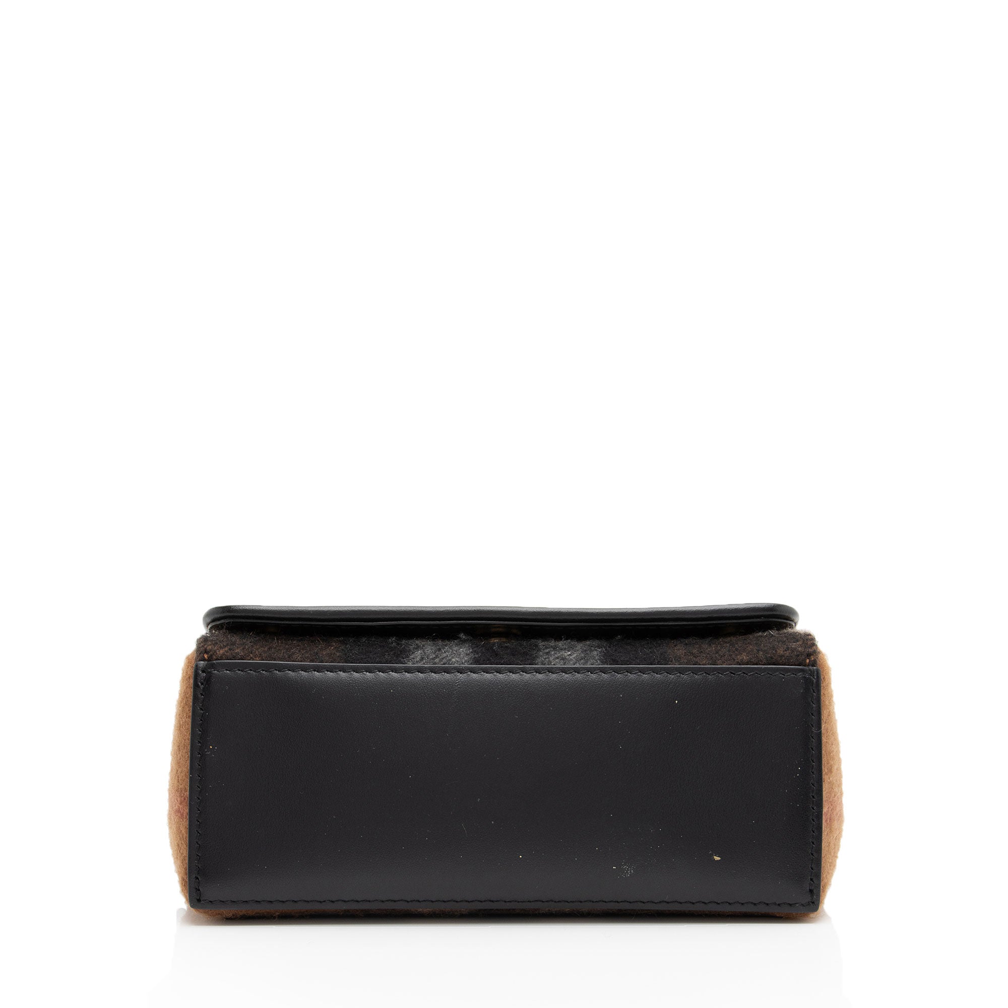 Burberry Cashmere Hackberry Check Note Bag (SHF-mhujpt)