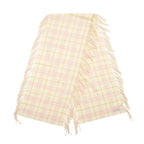 Burberry Cashmere Vintage Check Fringed Scarf (SHF-0ggWkI)