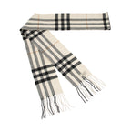 Burberry Cashmere Vintage Check Scarf (SHF-F5u3jv)
