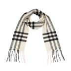 Burberry Cashmere Vintage Check Scarf (SHF-F5u3jv)