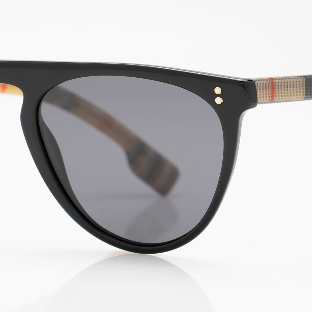 Burberry Nova Check Cat EyeSunglasses (SHF-14730)