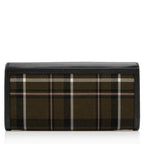 Burberry Check Smooth Calfskin Halton Continental Wallet (SHF-23105)