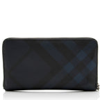 Burberry Check Zip Around Large Wallet (SHF-17361)
