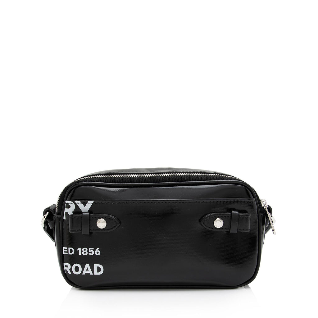 Burberry Coated Canvas Horseferry Print Micro Camera Bag (SHF-jROK3W)