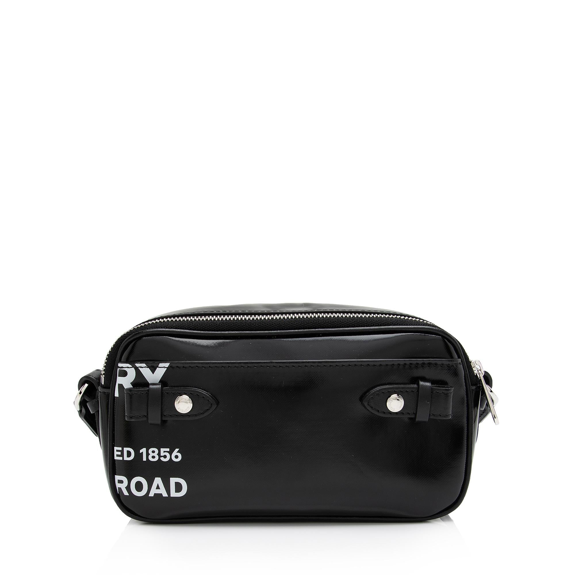 Burberry Coated Canvas Horseferry Print Micro Camera Bag (SHF-jROK3W)