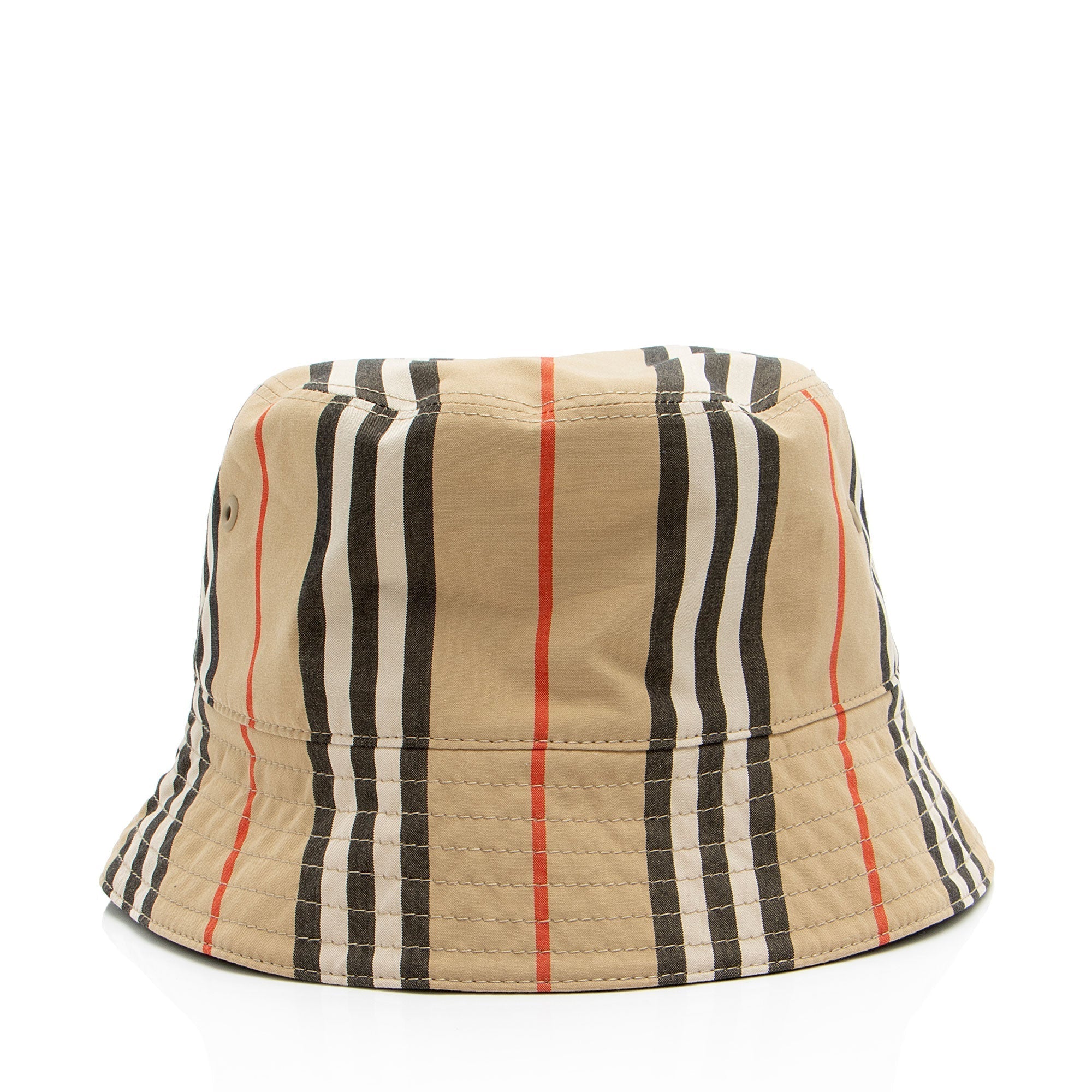Burberry Cotton Check Reversible Bucket Hat - Size L (SHF-feB1ZV)