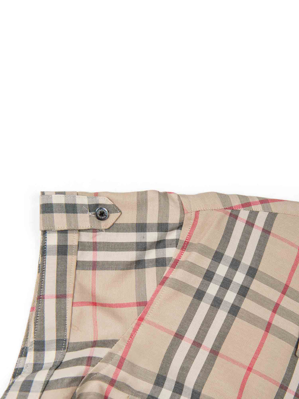 Burberry Cotton Logo Nova Check Button Up Shirt Beige