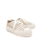 Burberry Cotton Soft Fawn Check Sneakers - Size 6.5 / 36.5 (SHF-22326)