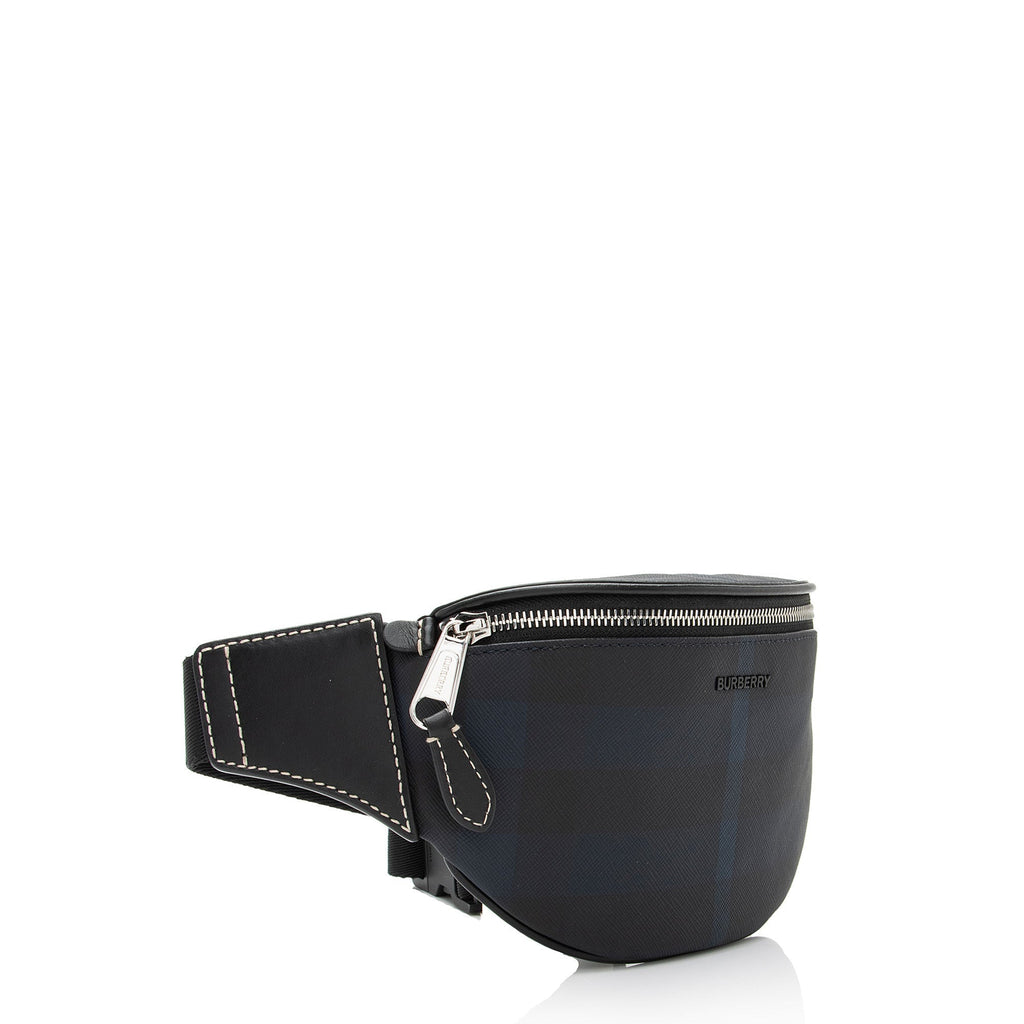 Burberry E-Canvas Check Cason Mini Bumbag (SHF-qTRqOh)