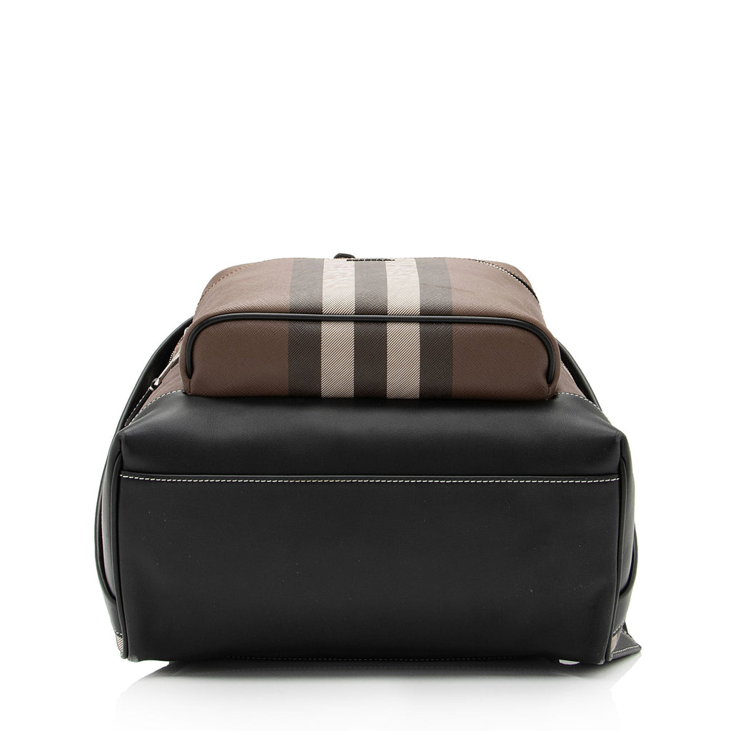 Burberry E-Canvas House Check Jett Backpack (SHF-7Ybyea)