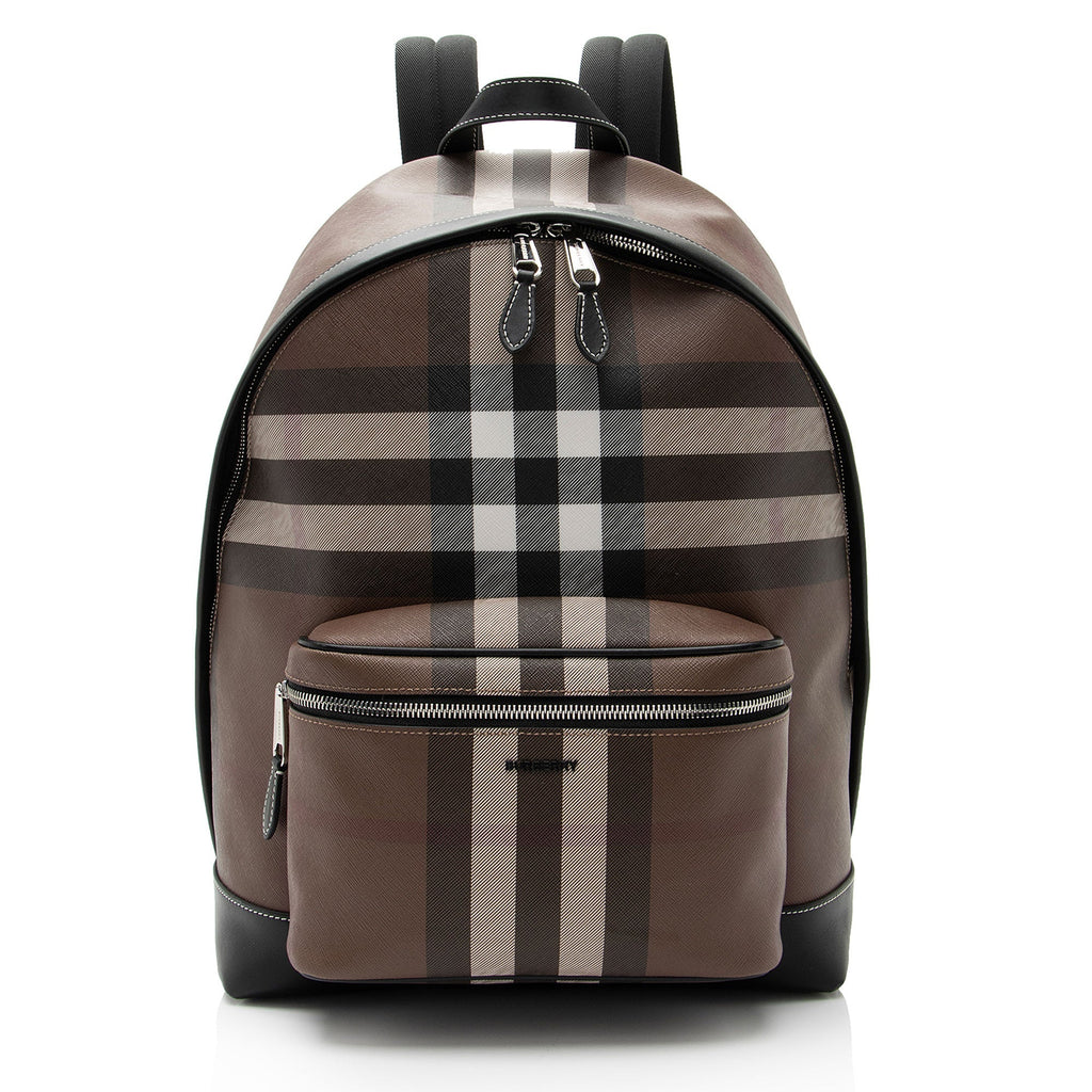 Burberry E-Canvas House Check Jett Backpack (SHF-7Ybyea)