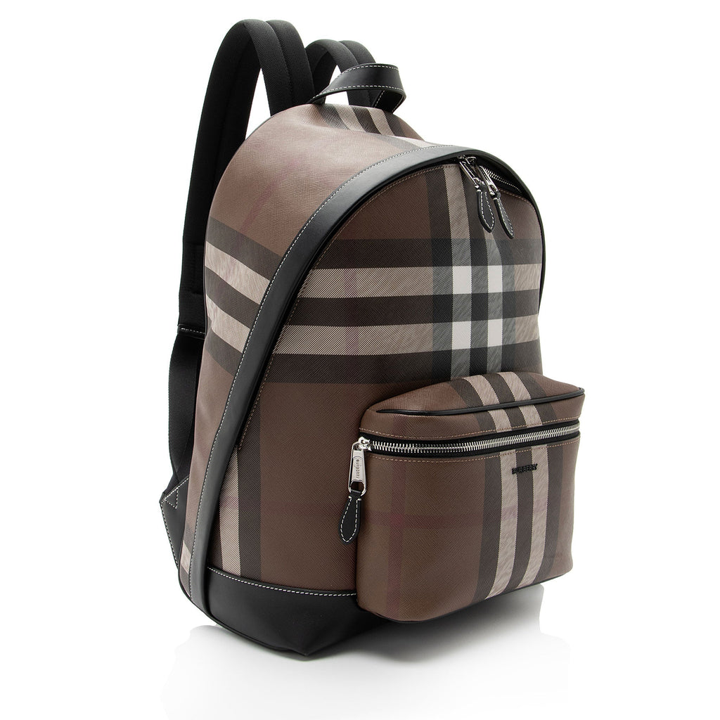 Burberry E-Canvas House Check Jett Backpack (SHF-7Ybyea)