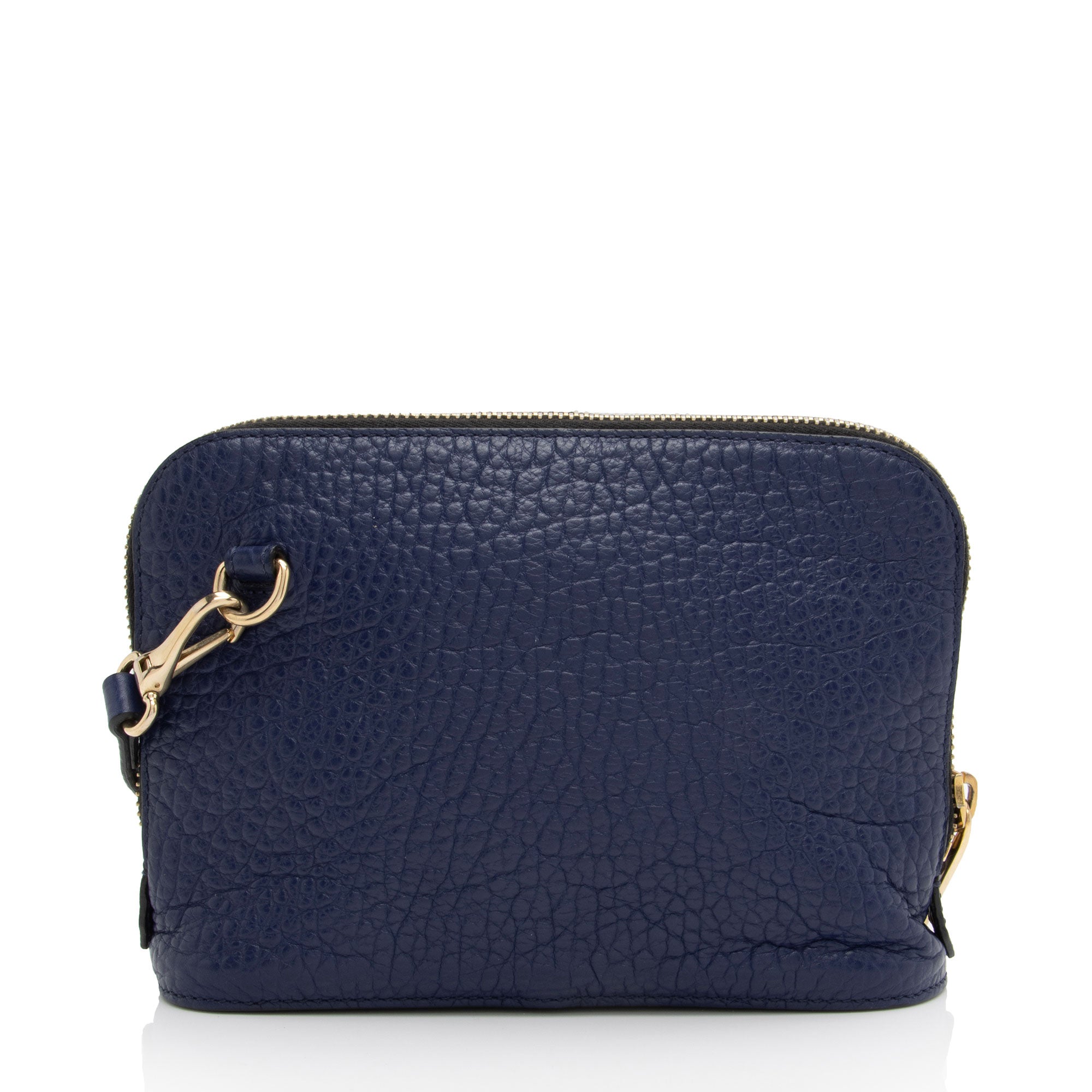Burberry Embossed Leather Check Harrogate Crossbody (SHF-xJEGv6)