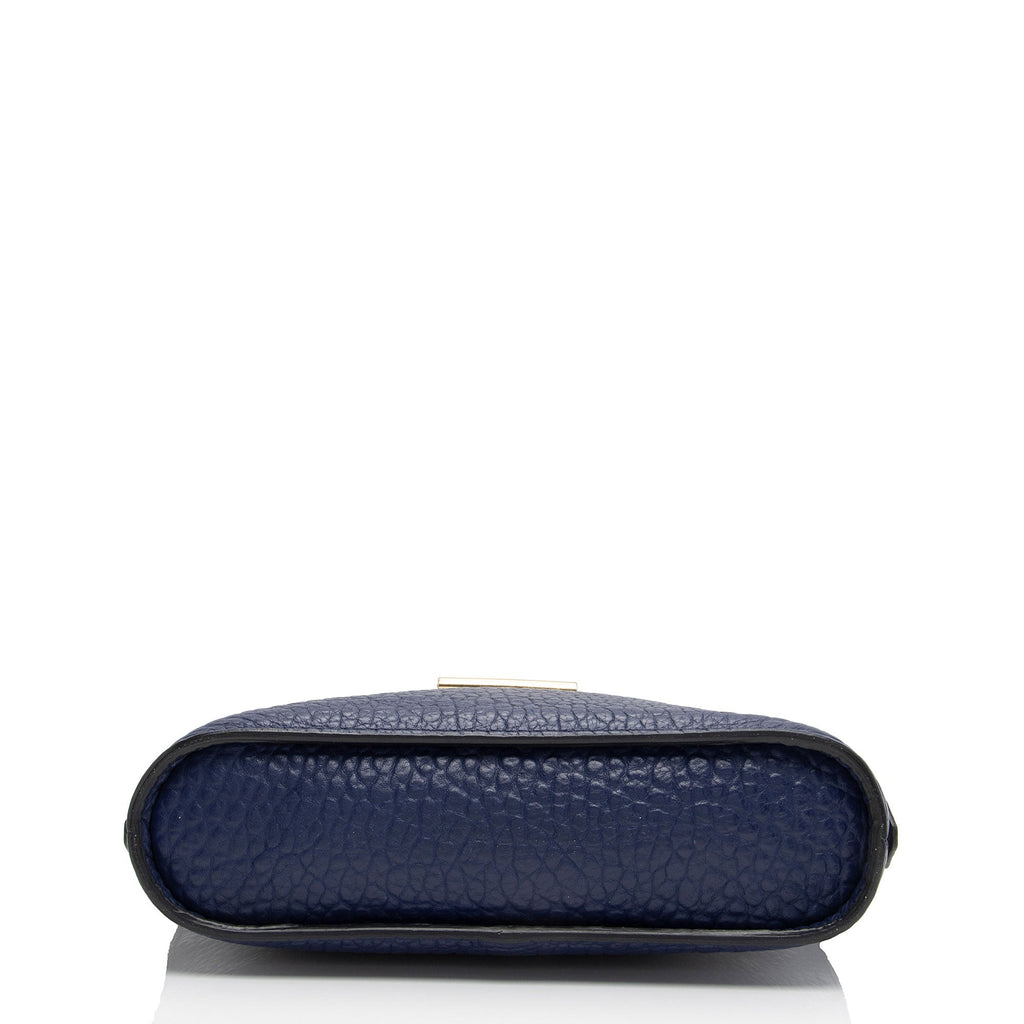 Burberry Embossed Leather Check Harrogate Crossbody (SHF-xJEGv6)