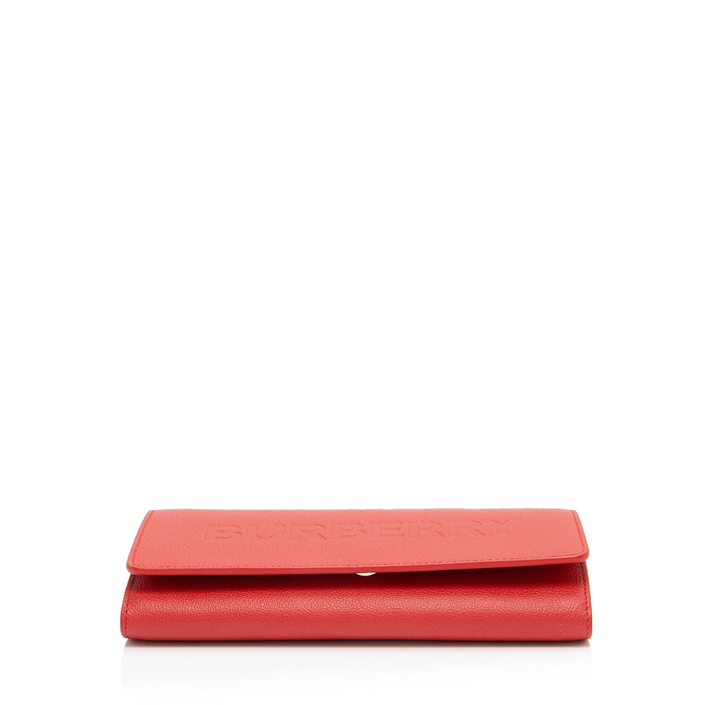 Burberry Embossed Leather Henley Crossbody (SHF-M98bFQ)