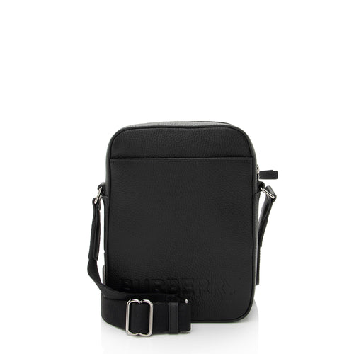 Burberry Embossed Leather Logo Thorton Crossbody Bag (SHF-eENPy4)