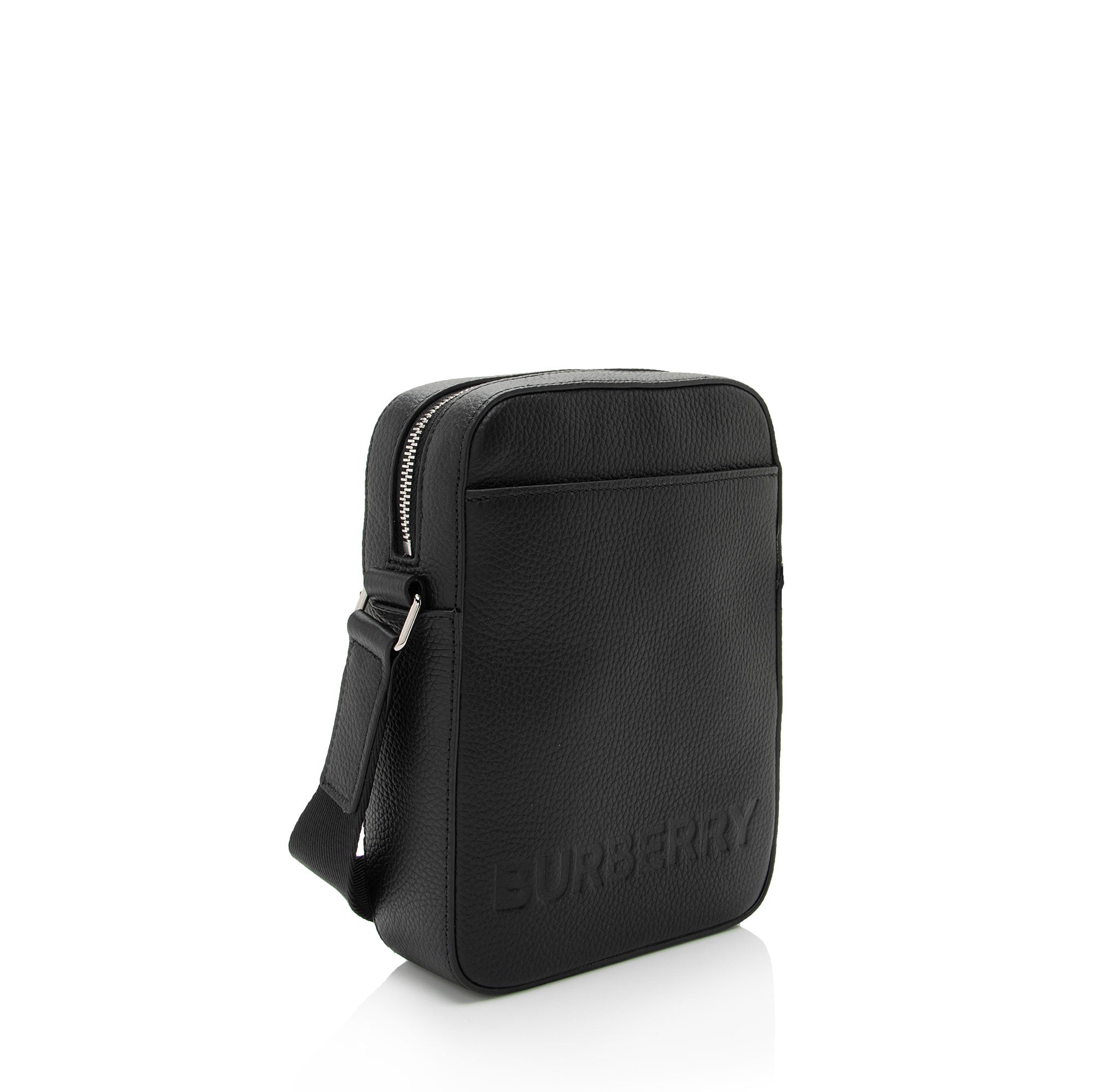 Burberry Embossed Leather Logo Thorton Crossbody Bag (SHF-eENPy4)