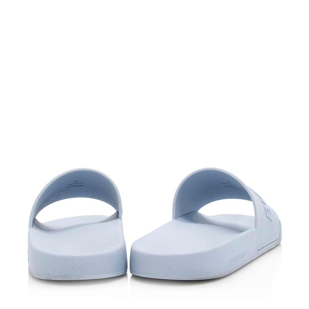 Burberry Furley Logo Slide Sandals - Size 10 / 40 (SHF-21040)