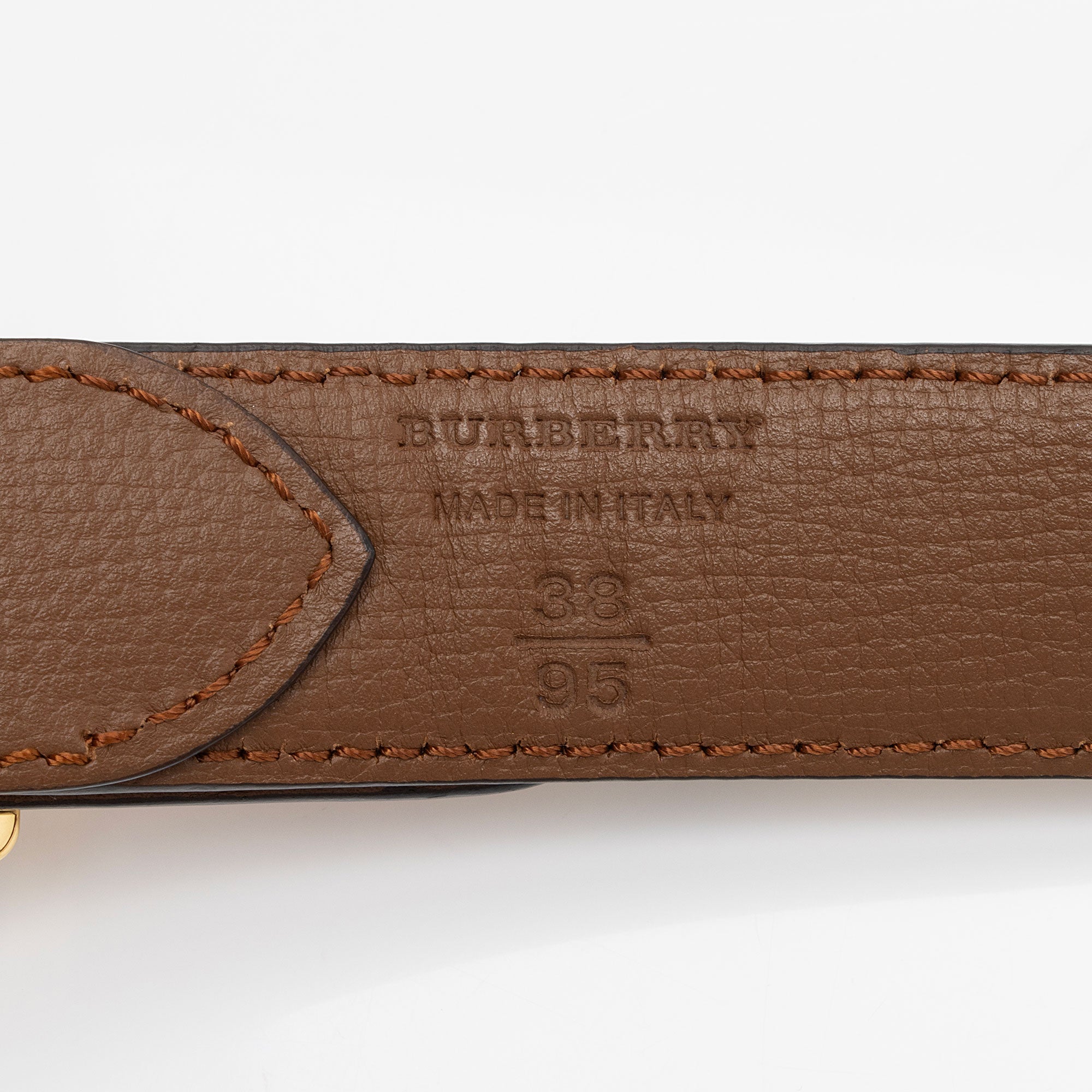 Burberry Haymarket Check Belt - Size 38 / 95 (SHF-ead0mX)
