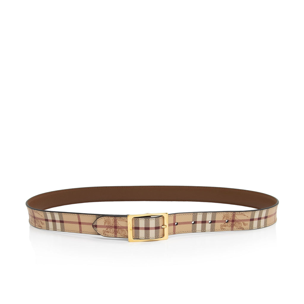 Burberry Haymarket Check Belt - Size 38 / 95 (SHF-ead0mX)