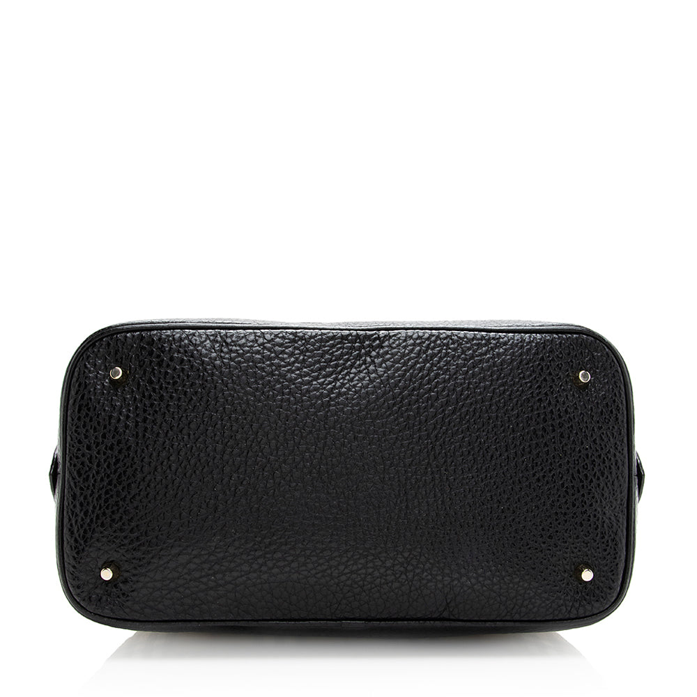 Burberry Haymarket Check Bowling Satchel (SHF-19714)