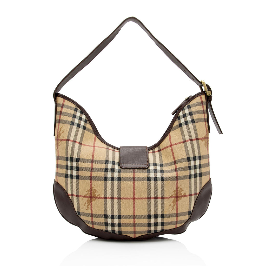 Burberry Haymarket Check Brooke Hobo (SHF-VuXDhl)