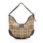 Burberry Haymarket Check Brooke Hobo (SHF-VuXDhl)