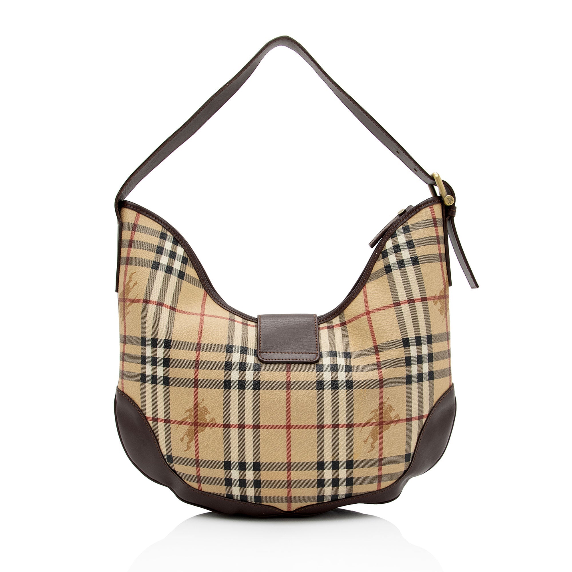 Burberry Haymarket Check Brooke Hobo (SHF-VuXDhl)
