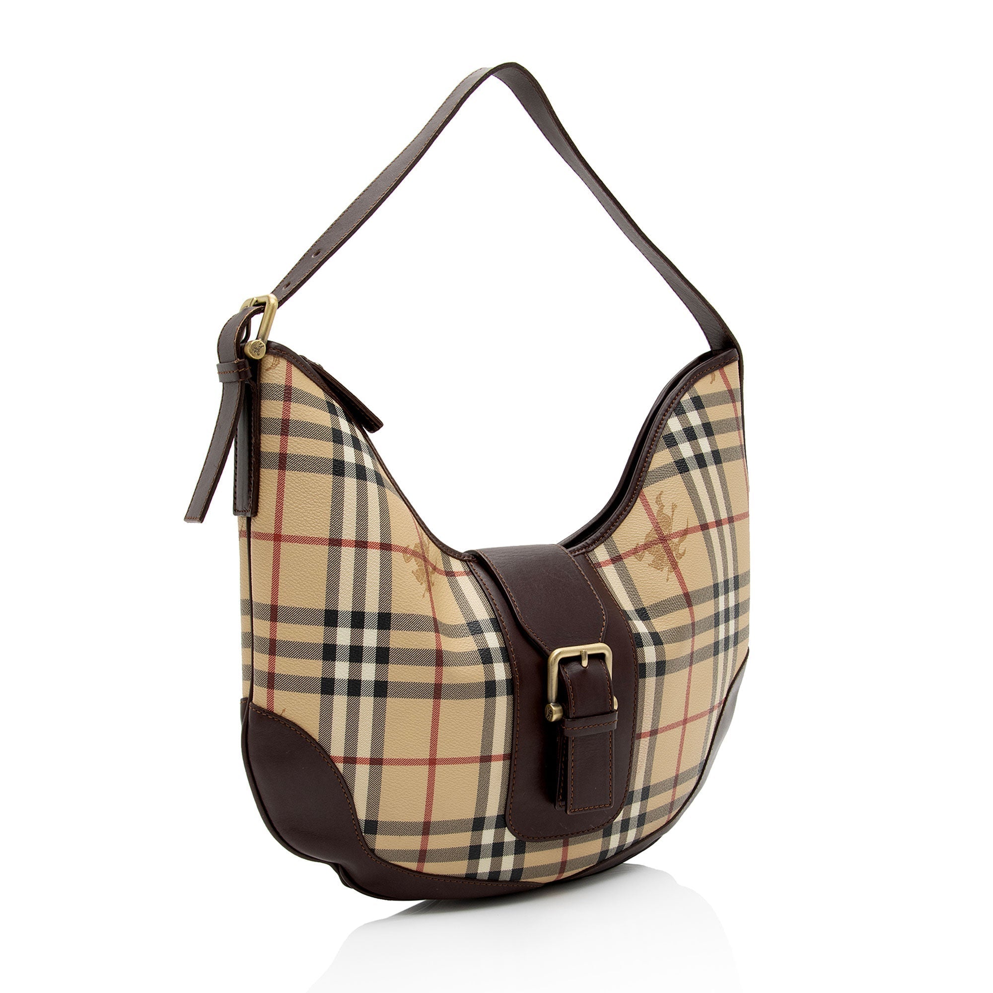 Burberry Haymarket Check Brooke Hobo (SHF-VuXDhl)