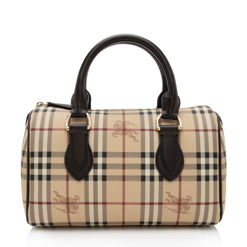 Burberry Haymarket Check Chester Medium Satchel (SHF-6GPrk2)